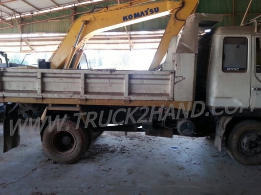 Mitsubishi  6 ล้อดั๊ม   เครื่องเดิม 160 แรงม้า  เบรกลมดูด ดั๊มยิงหน้า พร้อมใช้