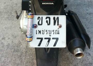 ทะเบียนตอง777 honda  airblade 110i  ล้อแมก เครื่องเดิม 22,000