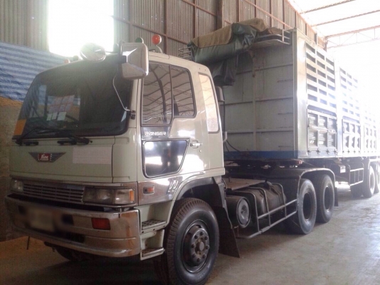 ขายสิบล้อหัวลากพร้อมหาง HINO 2K เครื่อเดิม 260 แรง ปี 39 หางพนัสไม่ดัมพ์ยาว 10.50 เมตร 3 เพลา