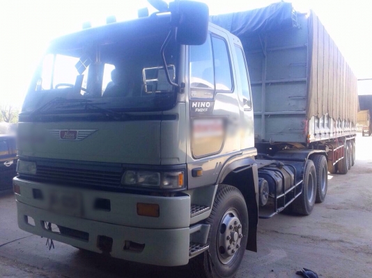 ขายสิบล้อหัวลากพร้อมหาง HINO 2K เครื่อเดิม 260 แรง ปี 39 หางพนัสไม่ดัมพ์ยาว 10.50 เมตร 3 เพลา
