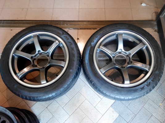 ล้องาน SSW ขอบ17 กว้าง8 6รู มีคู่เดียว พร้อมยาง