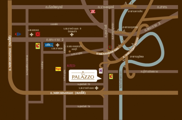 ขายทาวน์เฮ้าส์ ตรงข้าม Big C สุขสวสัดิ์ เนื้อที่ 17 ตรว