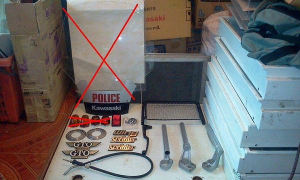 15-12-57 ลด+ส่งฟรี!! อะไหล่ Kawasaki 150cc.  แท้ศูนย์ มือ1ทุกชิ้น