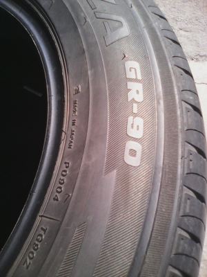 215/60R16 BRIDGESTONE TURANZA  GR-90  ปี2012 MADE IN THAILAND ชุด 4 เส้น  TEL.081-427-3941