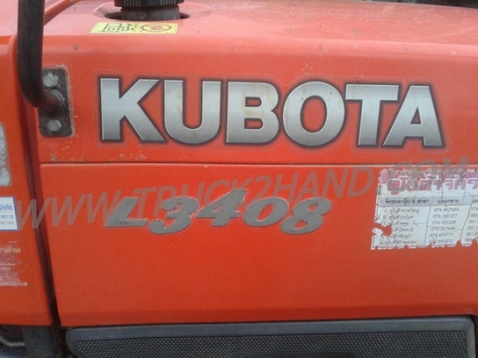 รถไถ  ยี่ห้อ KUBOTA   รุ่น L3408  พร้อมอุปรณ์ตัดหญ้า...สามารถทดลองขับและดูสภาพรถพร้อมต่อรองราคาได้ที่ศูนย์พักรถ truck2hand จังหวัดสระบุรี