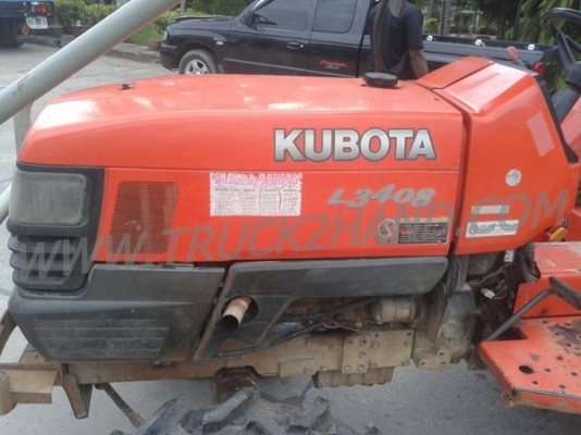 รถไถ  ยี่ห้อ KUBOTA   รุ่น L3408  พร้อมอุปรณ์ตัดหญ้า...สามารถทดลองขับและดูสภาพรถพร้อมต่อรองราคาได้ที่ศูนย์พักรถ truck2hand จังหวัดสระบุรี