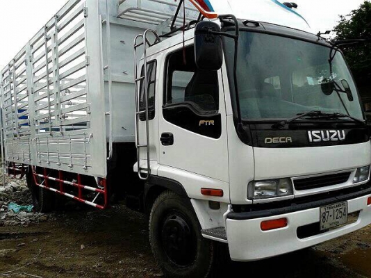 ลดราคา !! ISUZU DECA เครื่อง195 คอกเปิดได้รอบด้านยาว7.2ม. สภาพสวยราคาถูก