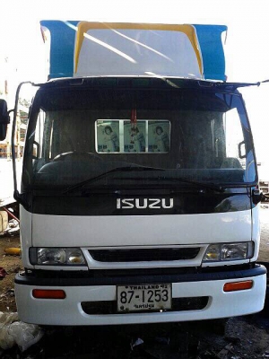 ลดราคา !! ISUZU DECA เครื่อง195 คอกเปิดได้รอบด้านยาว7.2ม. สภาพสวยราคาถูก