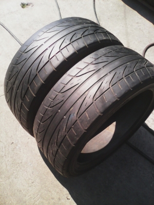 225/45R18 DUNLOP DIREZZA DZ101  มี 2 เส้น ปี2011 TEL.081-427-3941