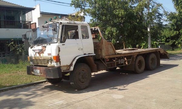 ขายรถสิบล้อเทเลอร์ HINO KT725 เครื่อง EH700-165 แรง 2 เพลา แชสซีสวย เครื่องดี ทะเบียนพร้อม