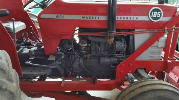 รถไถ MASSEY 185 เพลาเดียว เครื่องดี ปั้มดี ยางสวย ราคา 220,000 โทร  089-9207299