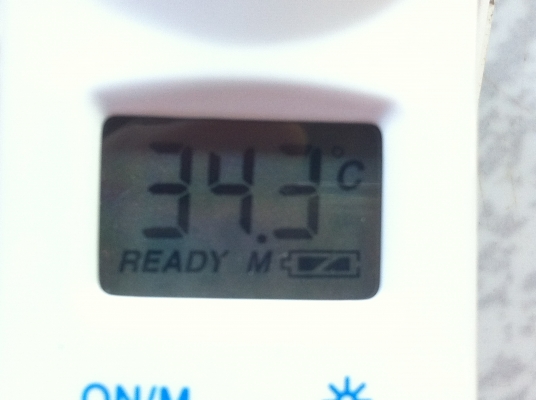 เครื่องวัดอุณหภูมิร่างกาย JINTAN เป็นของใหม่ยังไม่ได้ใช้ลองแกะภ่ายรูป