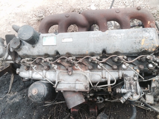 เครื่อง มิสชู 6D15 พร้อมเกียร์ เครื่องดีไม่มีไอ ราคาต่อรองได้