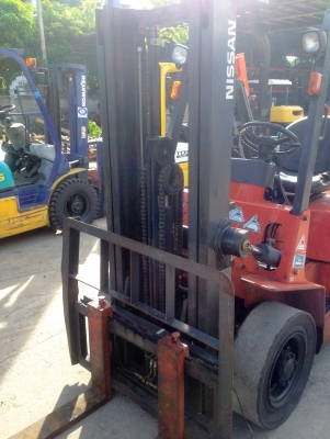 -:-*&bull;*ข า ย ร ถ ย ก เ ก่ า น อ ก*&bull;*-:-NISSAN PJ02A25 เสา3เมตรเข้าตู้ แผงงาไลด์ สนใจติดต่อ083-062-0223