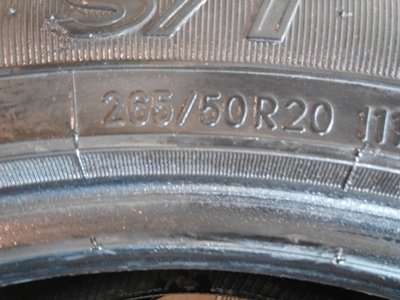 ยาง Toyo 265/50/20 ปี 11 Made in USA