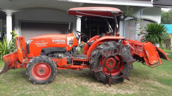 รถไถ  คูโบต้า   L4708   ให้ใบมีด+จอบหมุน+จาน7
