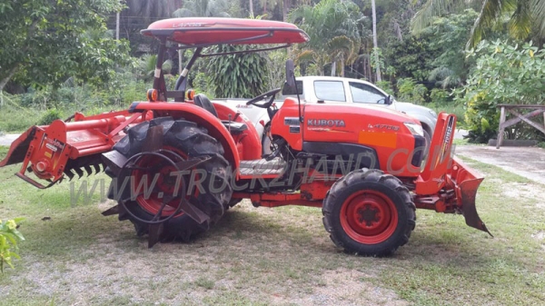 รถไถ  คูโบต้า   L4708   ให้ใบมีด+จอบหมุน+จาน7