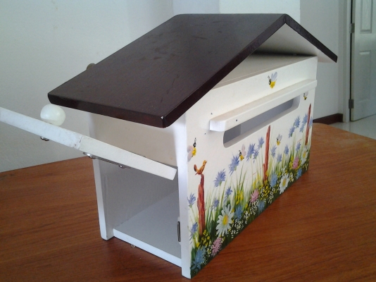 ขออนุญาตขายตู้จดหมายไม้เพ้นท์ลายครับ ขออนุญาตขายตู้จดหมายไม้เพ้นท์ลายครับ