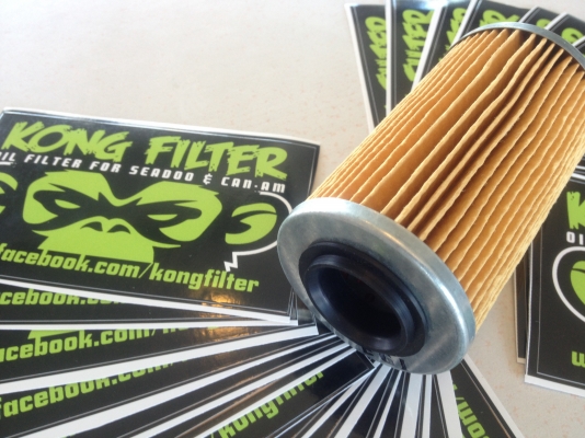 KONG filterไส้กรองน้ำมันเครื่องเจ็ตสกี Seadoo Yamaha