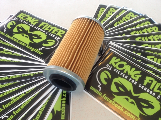 KONG filterไส้กรองน้ำมันเครื่องเจ็ตสกี Seadoo Yamaha