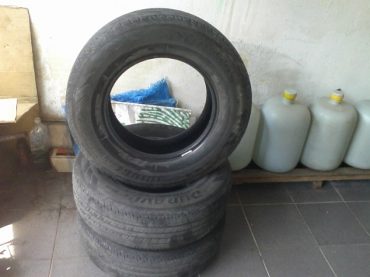 ขายยางบริดจสโตนและดูราวิส R611 (3 เส้น)