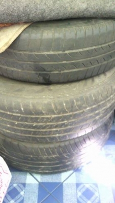 ขายล้ออะไหล่ขอบ14พร้อมยาง4วงขอบ15 2วง ล้อVIGO 2วง