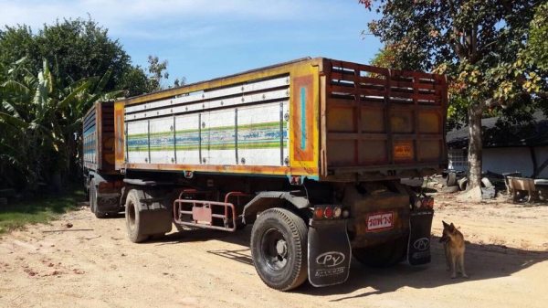 ขายดาวน์ รถ สิบล้อ HINO FM  3M 240 แรง พ่วงแม่ลูก ดั้มมิเนียม รถยังวิ่งงานอยู่