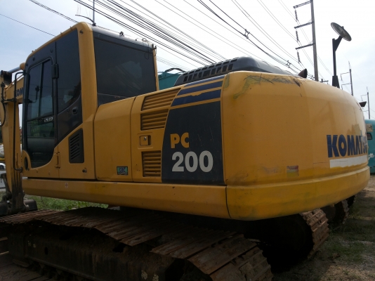 ขายรถแม็คโคร KOMATSU รุ่น PC200-8 สภาพสวย พร้อมใช้งาน (ขายตามสภาพ)