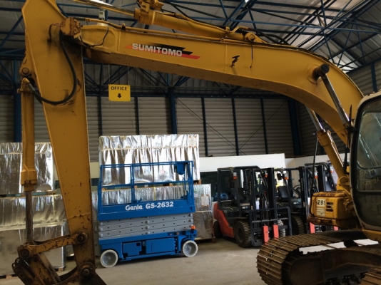 Sumitomo SH120-3 ใบแทร็ค 700mm 5502 ชม. ถึงไทยแล้วครับ ไม่แพง