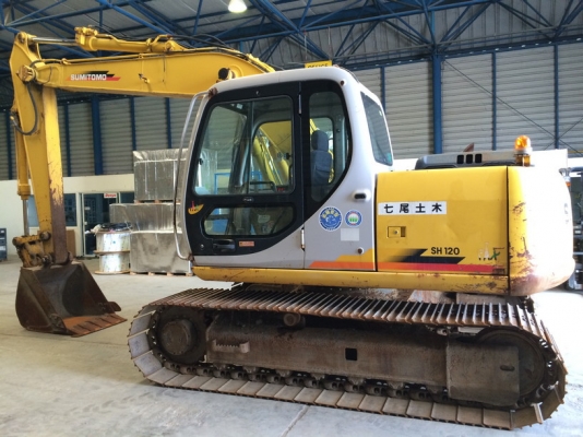 Sumitomo SH120-3 ใบแทร็ค 700mm 5502 ชม. ถึงไทยแล้วครับ ไม่แพง