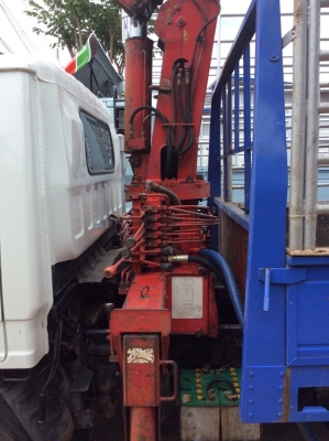 ISUZU 6ล้อติดเครน ห้างแท้ กะบะ4.3ม. ยาว5ม. เครน3ตัน พวงมาลัยพาว์เวอร์ ยางดี ครัทซีสวย ขาย 580,000 บาท(