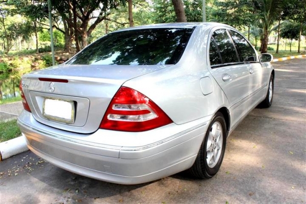 2003BENZ C180 2.0Elegance มือเดียวป้ายแดง ออกรถDaimlerChrysler Thailand