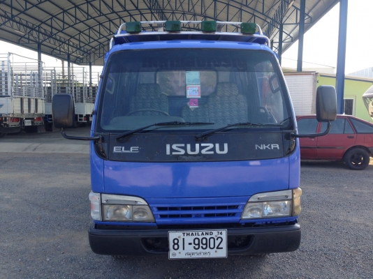 ISUZU NKR หัวน้ำเงิน 4 ล้อ ยาว 3.10 เมตร รถออกห้าง ปี 48 เครื่อง 100 แรงเทอร์โบ