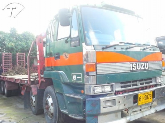 ISUZU 2014 10ล้อ เก่าญี่ปุ่น เครนสลิง วินท์ดึงรถ ท้ายหางปลา