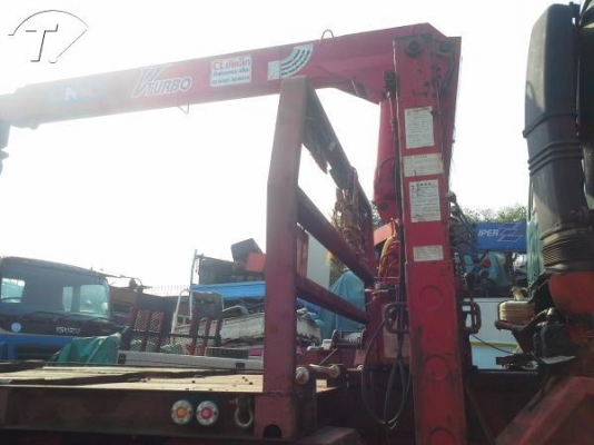 ISUZU 2014 10ล้อ เก่าญี่ปุ่น เครนสลิง วินท์ดึงรถ ท้ายหางปลา