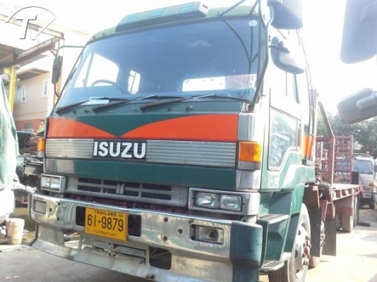 ISUZU 2014 10ล้อ เก่าญี่ปุ่น เครนสลิง วินท์ดึงรถ ท้ายหางปลา