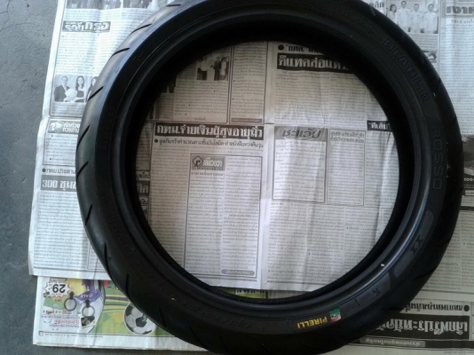 ขาย ยางหน้า pirelli rosso 2 120/70 zr 17  ยางหลัง pirelli angel st 190/50 zr 17