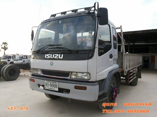 ขายด่วน รถบรรทุก 6 ล้อ ISUZU DECA 195 แรง EURO-1รถห้างแท้ ช่วงยาว 5.5M สภาพเดิมๆพร้อมใช้  ราคาสุดคุ้ม