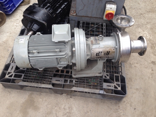 ขายปั้มน้ำหัวสแตนเลส Hilge centifugal pump ขนาด 20 HP. 380V สภาพสวยมาก พร้อมใช้งาน