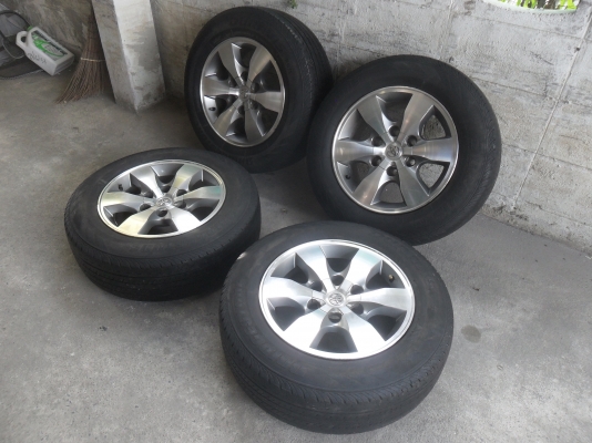 ล้อแม็ก 16นิ้ว 6รู โตโยต้า พร้อมยาง สวยๆ 4 ล้อ ราคา 6900 บาท ล้อแม็ก 16นิ้ว 6รู โตโยต้า พร้อมยาง สวยๆ 4 ล้อ ราคา 6900 บาท