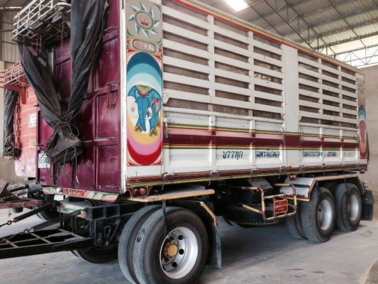 ขายรถสิบล้อ Isuzu DECA 320 คอกเกษตรดั้มเหล็ก  แม่ลูก ปี51 อู่สหกิจ รถสวยพร้อมใช้งาน ราคาต่อรองได้