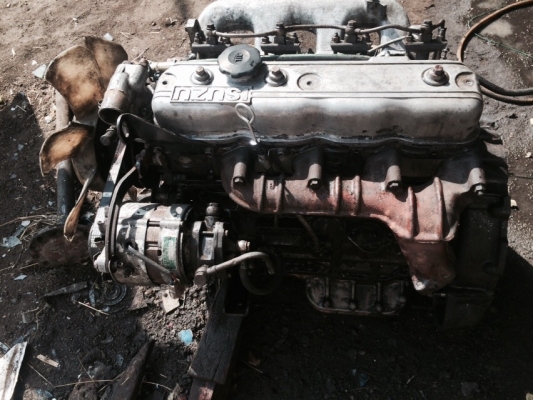 เครื่อง isuzu 4BE1 พร้อมเกียร์ เครื่องดีไม่มีไอ เอกสาร ลงเล่ม