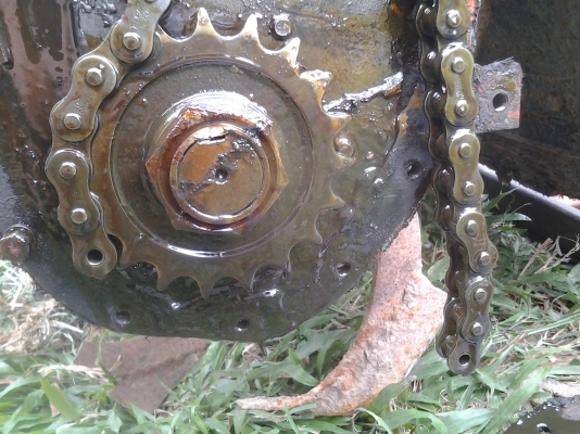 ขายตามสภาพโรต้ารี1.20ซ.มสภาพเสียต้องซ่อมโซขาด1ข้อโซ่ขาด1ข้อ