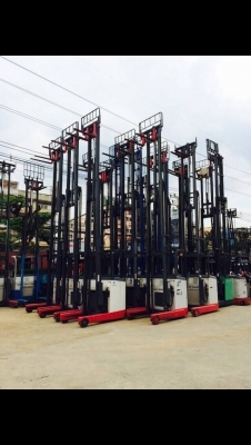 รถยกไฟฟ้ายืนขับ นำเข้า เสาสูง 3 เมตร - 7 เมตร ขายส่งท้ายปีเก่าราคาส่ง เริ่มตัน 99,999 บาท