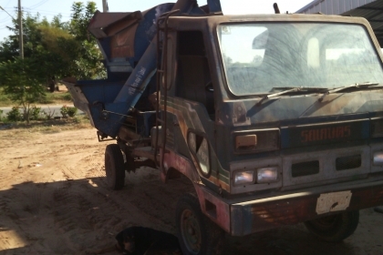 ขายรถนวดข้าว 5 ฟุตครึ่งเกษตรพัฒนาสิงเปลือยจัใโบ้รถสี่ล้อหัว904เหล็กรางหน้า5"เครื่องอีซูซุ74แรง