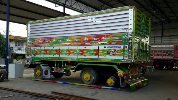 ขายด่วนลูกพ่วงดัมพ์ 3 เพลา  โทร. 086-3015044  รถใหม่ยางพร้อมกระทะ 13 ชุด