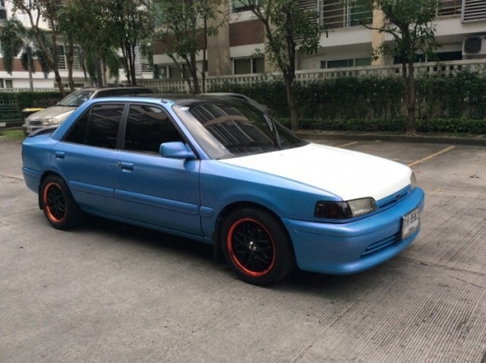 ขายรถมาสด้า323 ปี94 เครื่อง 1.6 เกียร์ออโต้ ติดแก๊ส LPG เพาเวอร์ ไฟฟ้าทั้งคัน เครื่องเสียงชุดใหญ่ เปิดดังลั่น แอร์เย็นฉ่ำ ตัวถังเดิม สีเต็ม แม็กสปาโก้15&quot; ยางใหม่ๆ4เส้น รถขับดี พร้อมใช้  เครื่องเสียง+แม็กยางใหม่ ก็คุ้มแล้วครับ ภาษีปี58