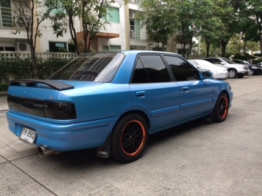 ขายรถมาสด้า323 ปี94 เครื่อง 1.6 เกียร์ออโต้ ติดแก๊ส LPG เพาเวอร์ ไฟฟ้าทั้งคัน เครื่องเสียงชุดใหญ่ เปิดดังลั่น แอร์เย็นฉ่ำ ตัวถังเดิม สีเต็ม แม็กสปาโก้15&quot; ยางใหม่ๆ4เส้น รถขับดี พร้อมใช้  เครื่องเสียง+แม็กยางใหม่ ก็คุ้มแล้วครับ ภาษีปี58