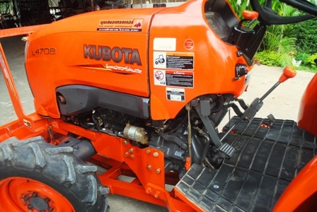 ขายรถไถ Kubota L 4708 (4WD) พร้อมดันหน้าและผานพรวนตราช้าง เครื่องแน่นๆ ขายรถไถ Kubota L 4708 (4WD) พร้อมดันหน้าและผานพรวนตราช้าง เครื่องแน่นๆ