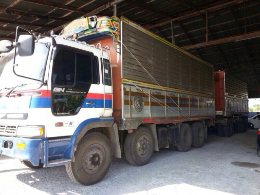 ขายสิบล้อ Hino profia แม่ 12 ล้อ ลูก 3 คานแท้ เครื่อง P11 320 แรงม้า